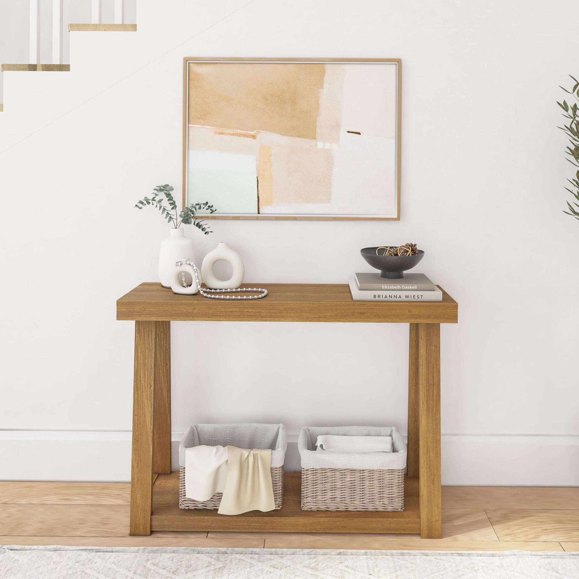 Console classique avec étagère Plank and Beam - 46