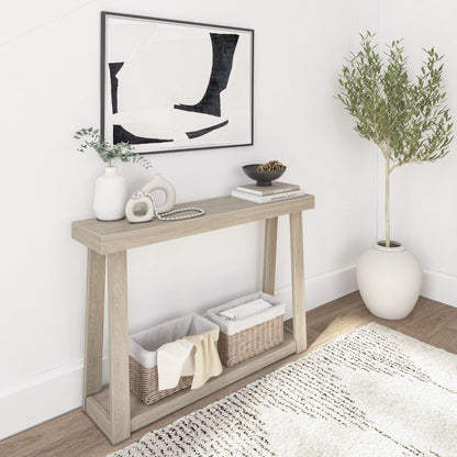 Console classique avec étagère Plank and Beam - 46