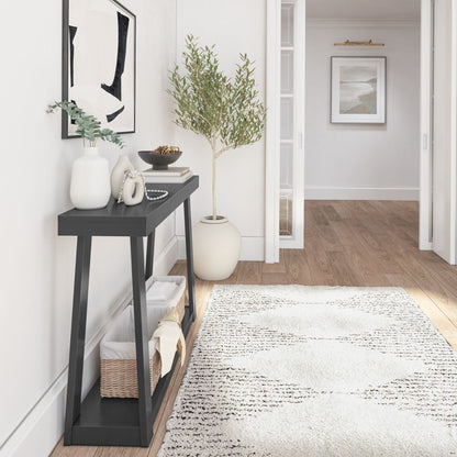 Console classique avec étagère Plank and Beam - 46