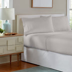 Parure de lit Pointehaven en flanelle de coton 175 g/m² avec draps surdimensionnés