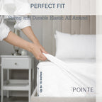 Parure de lit Pointehaven en flanelle de coton 175 g/m² avec draps surdimensionnés
