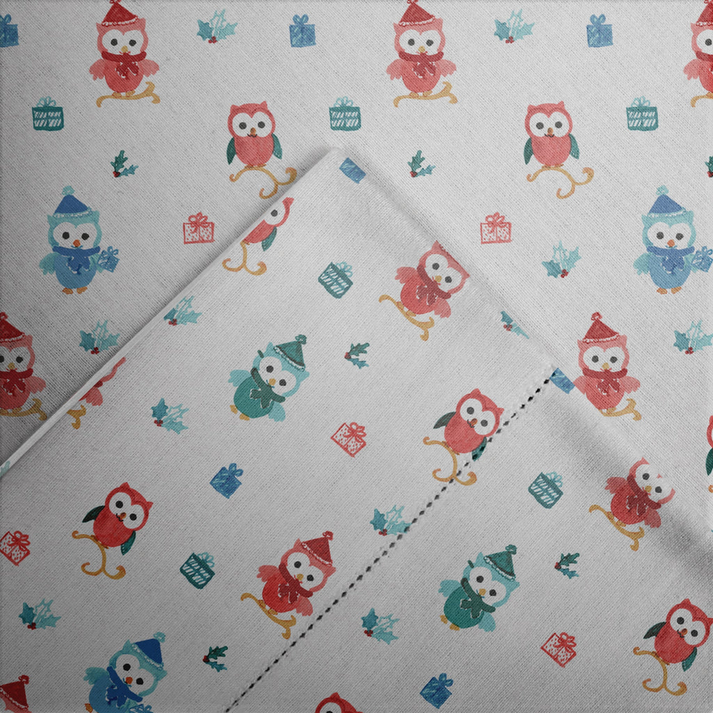 Parure de lit Pointehaven en flanelle de coton 175 g/m² avec draps surdimensionnés