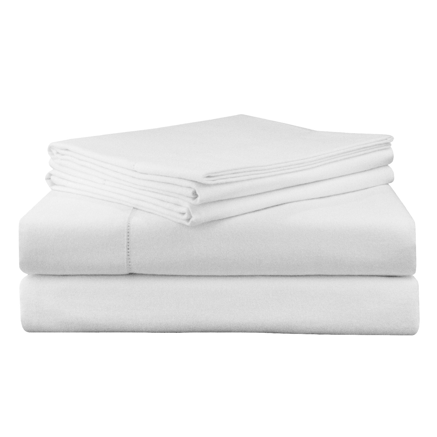 Parure de lit Pointehaven en flanelle de coton épais de qualité supérieure 200 g/m² avec poche profonde