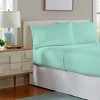 Parure de lit Pointehaven en flanelle de coton épais de qualité supérieure 200 g/m² avec poche profonde