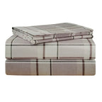 Parure de lit Pointehaven en flanelle de coton épais de qualité supérieure 200 g/m² avec poche profonde