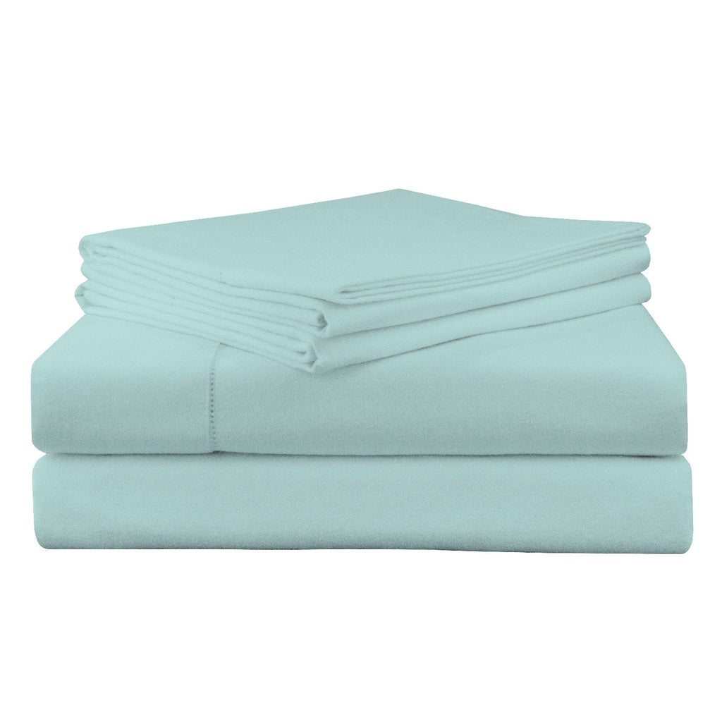 Parure de lit Pointehaven en flanelle de coton épais de qualité supérieure 200 g/m² avec poche profonde