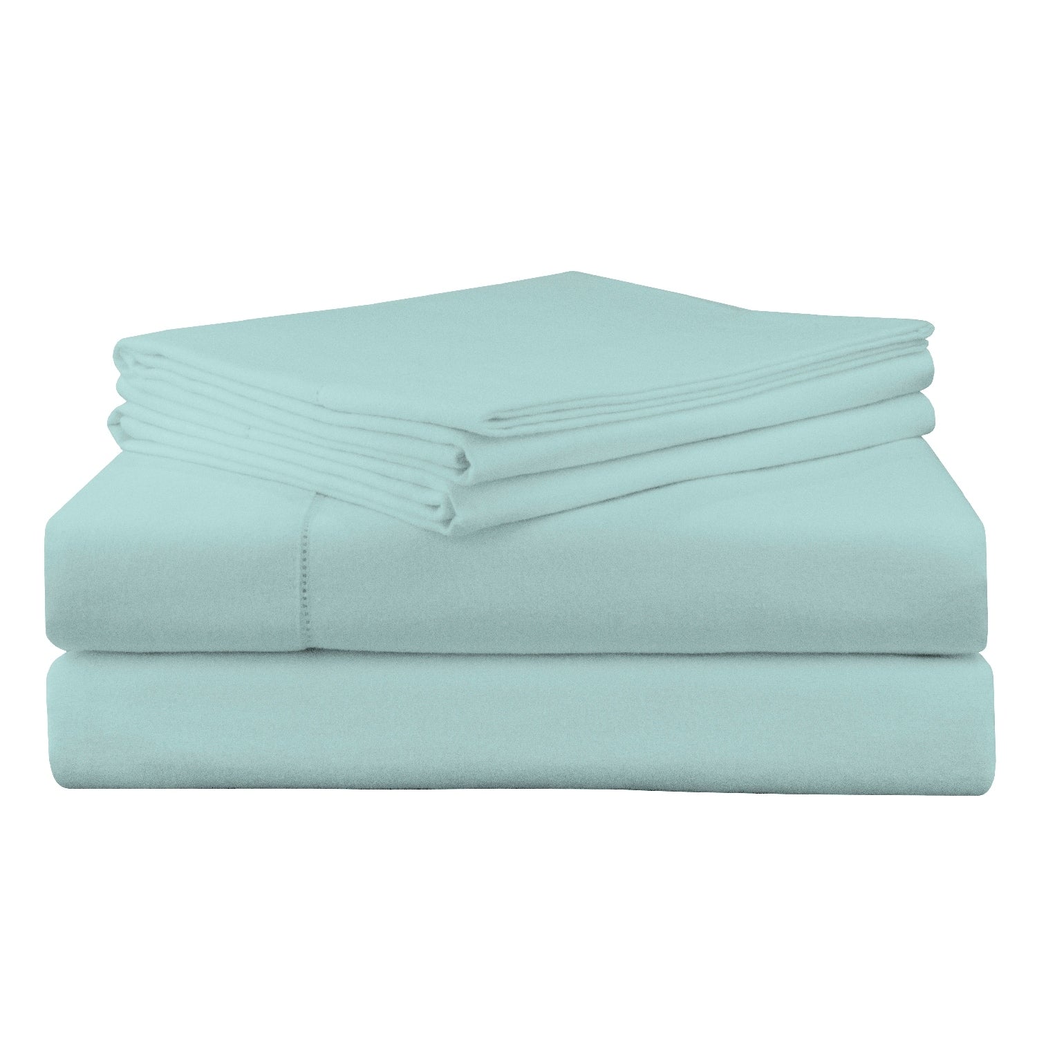 Parure de lit Pointehaven en flanelle de coton épais de qualité supérieure 200 g/m² avec poche profonde