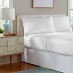 Parure de lit Pointehaven en flanelle de coton épais de qualité supérieure 200 g/m² avec poche profonde
