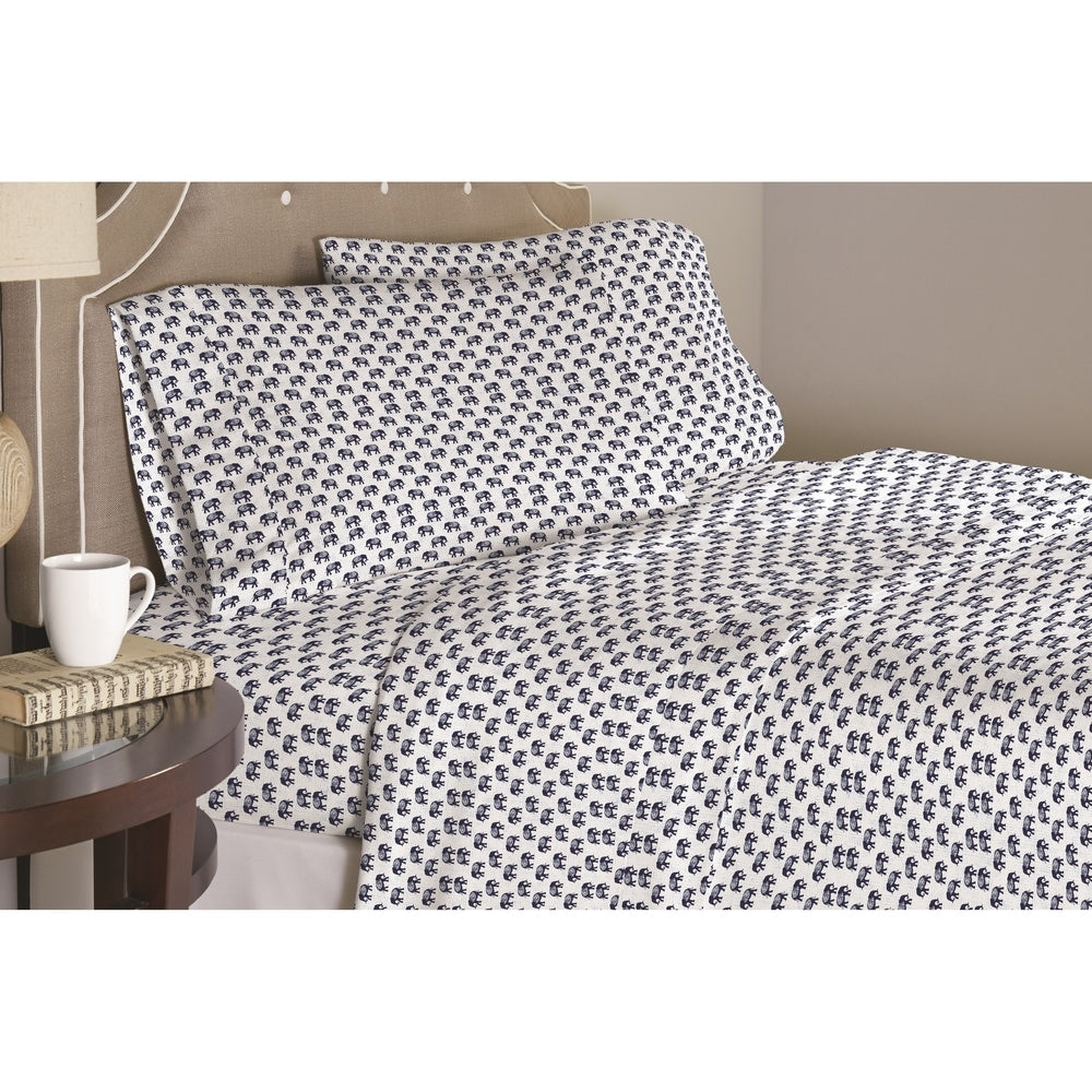 Parure de lit Pointehaven en percale de coton 200 fils, imprimés et unis