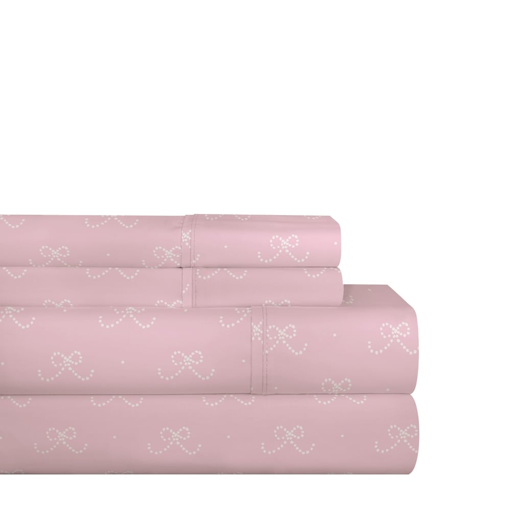 Parure de lit Pointehaven en percale de coton 200 fils, imprimés et unis