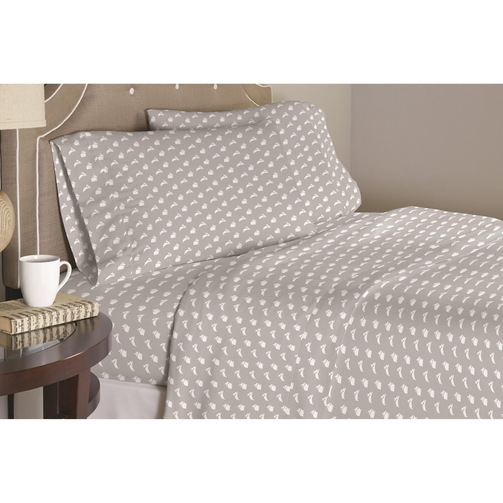 Parure de lit Pointehaven en percale de coton 200 fils, imprimés et unis