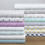 Parure de lit Pointehaven en percale de coton 200 fils, imprimés et unis
