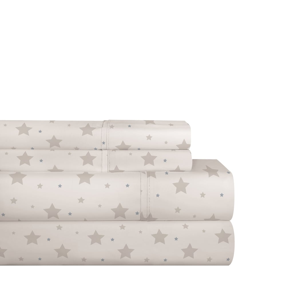 Parure de lit Pointehaven en percale de coton 200 fils, imprimés et unis