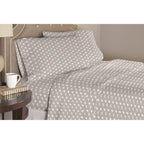 Parure de lit Pointehaven en percale de coton 200 fils, imprimés et unis