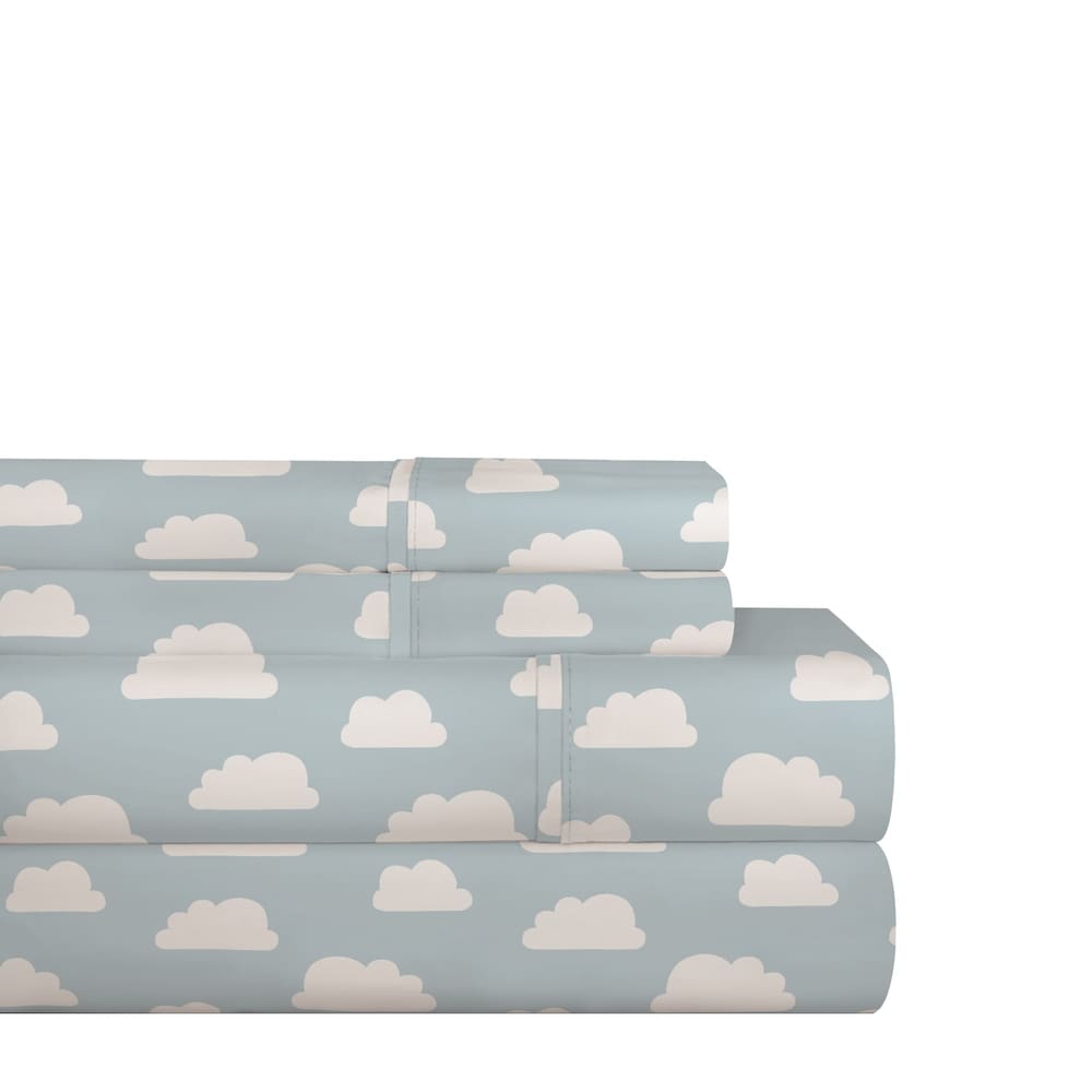 Parure de lit Pointehaven en percale de coton 200 fils, imprimés et unis