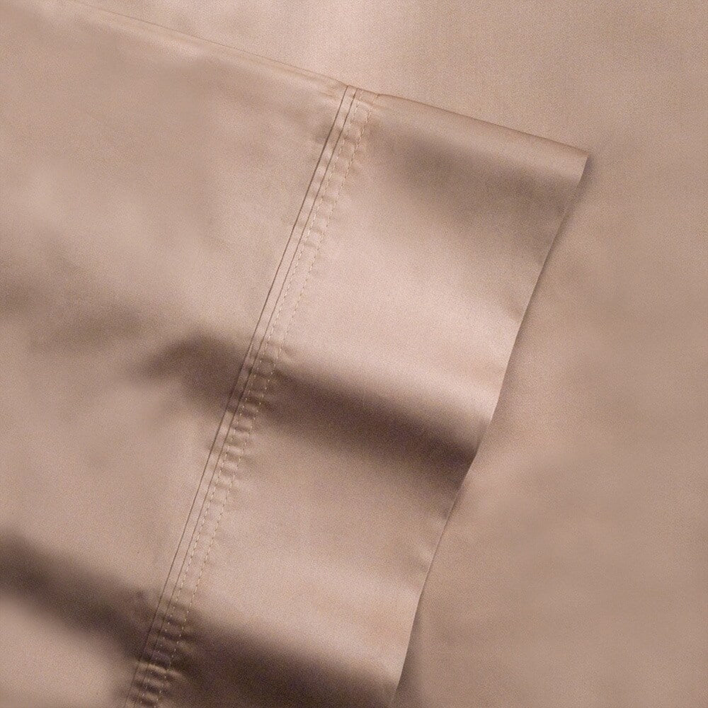 Parure de lit Pointehaven en coton à fibres longues 500 fils avec poche extra profonde