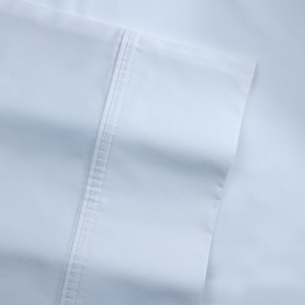 Parure de lit Pointehaven en coton à fibres longues 500 fils avec poche extra profonde
