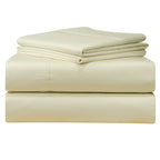 Parure de lit Pointehaven en coton à fibres longues 500 fils avec poche extra profonde