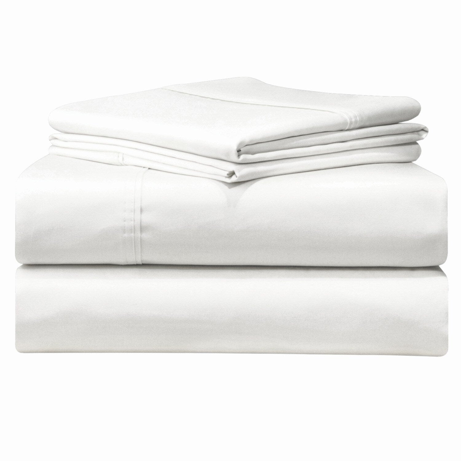 Parure de lit Pointehaven en coton à fibres longues 500 fils avec poche extra profonde