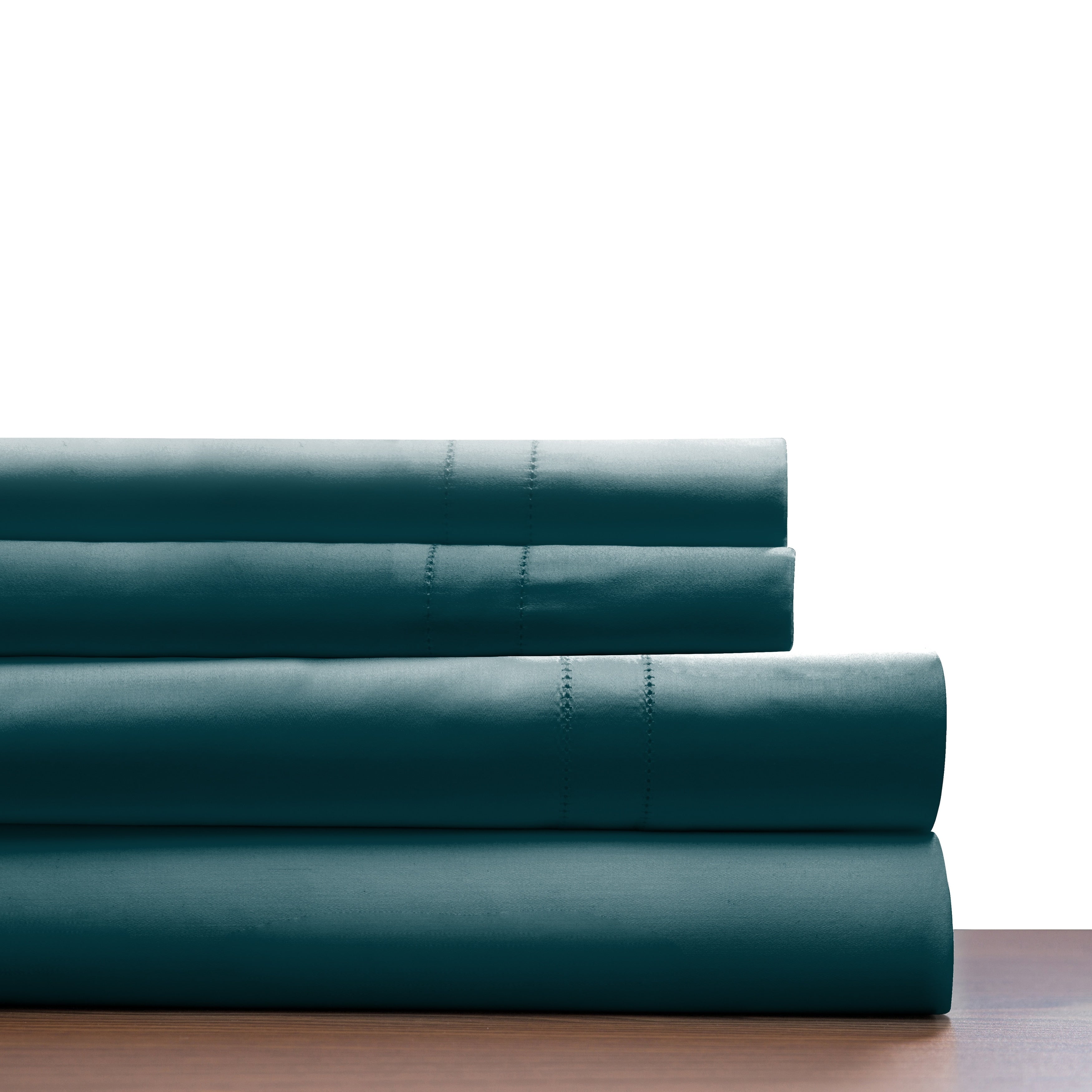 Parure de draps Pointehaven en coton à fibres longues 620 fils au pouce carré avec poche profonde
