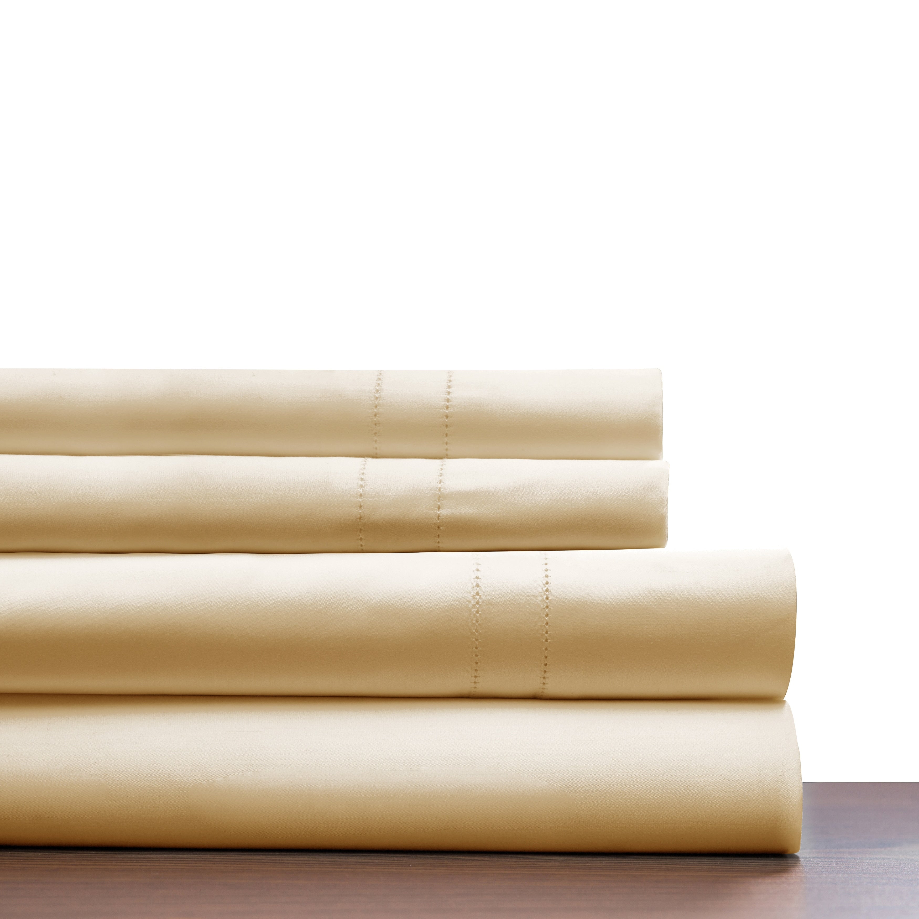 Parure de draps Pointehaven en coton à fibres longues 620 fils au pouce carré avec poche profonde