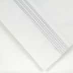 Ensemble de draps rafraîchissants surdimensionnés en percale de coton brodée à longues fibres Pointehaven, 4 pièces