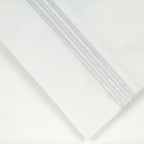 Ensemble de draps rafraîchissants surdimensionnés en percale de coton brodée à longues fibres Pointehaven, 4 pièces