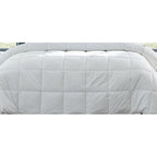 Couette Pointehaven de luxe en percale 100 % coton respirant, 240 fils au pouce carré, alternative au duvet