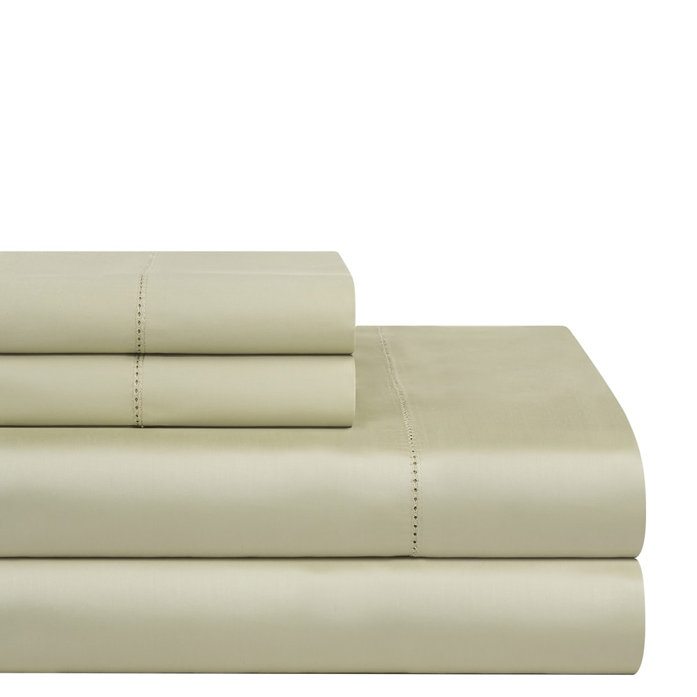 Parure de lit Pointehaven en coton Pima 600 fils avec poche profonde