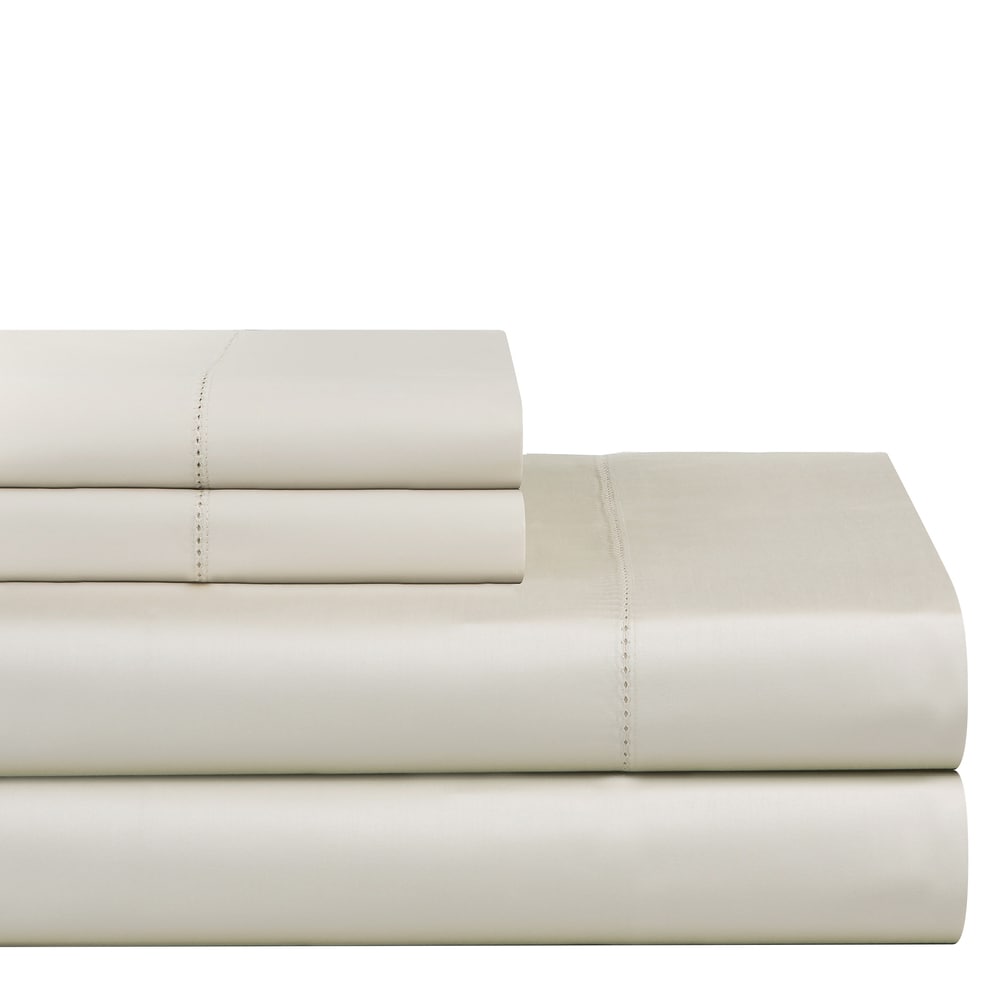 Parure de lit Pointehaven en coton Pima 600 fils avec poche profonde