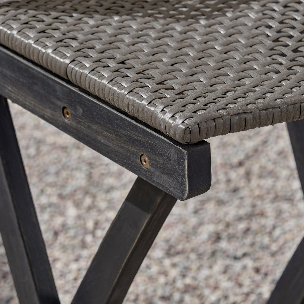 Ensemble de table de bar d'extérieur Polaris 45 pouces 3 pièces par Christopher Knight Home