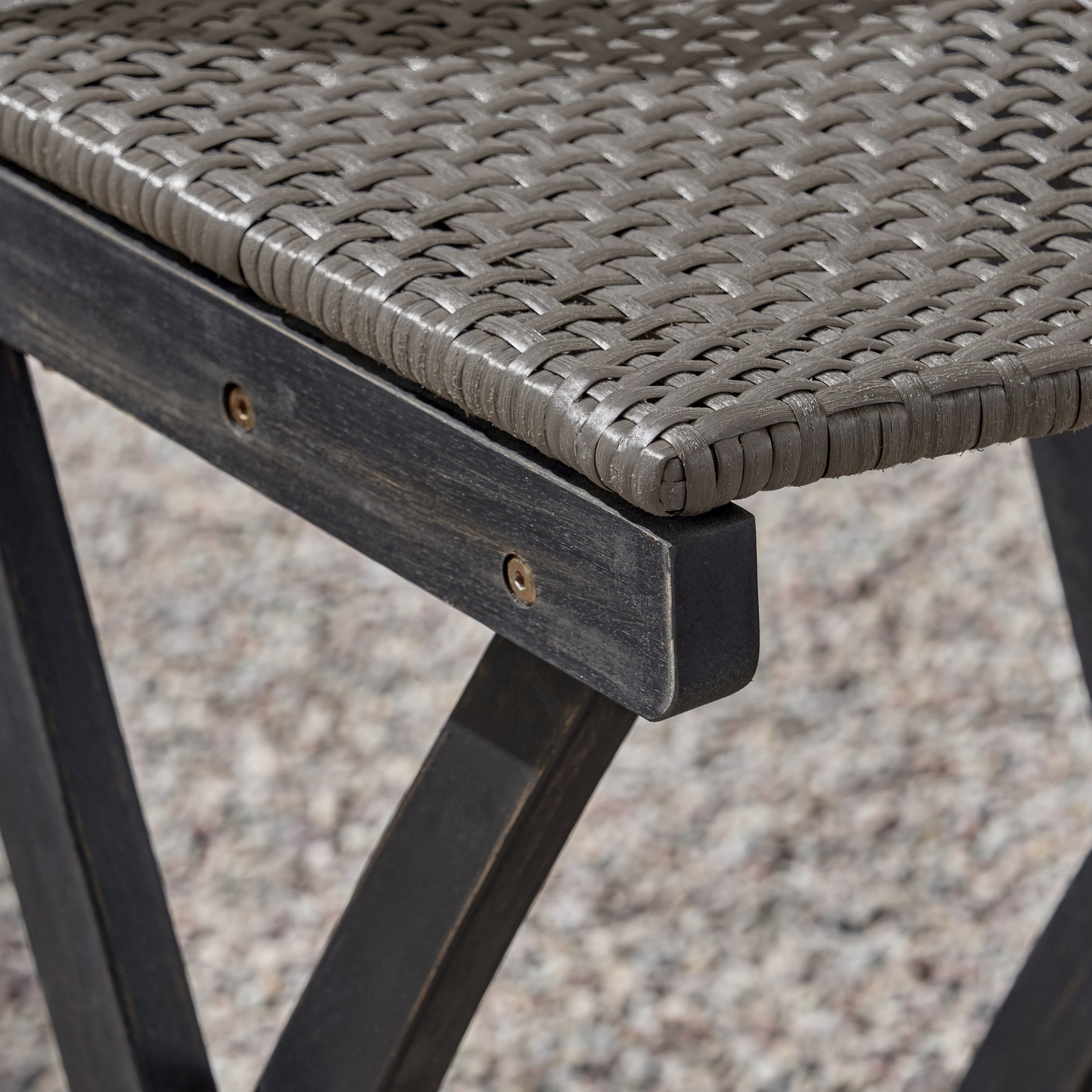 Ensemble de table de bar d'extérieur Polaris 45 pouces 3 pièces par Christopher Knight Home