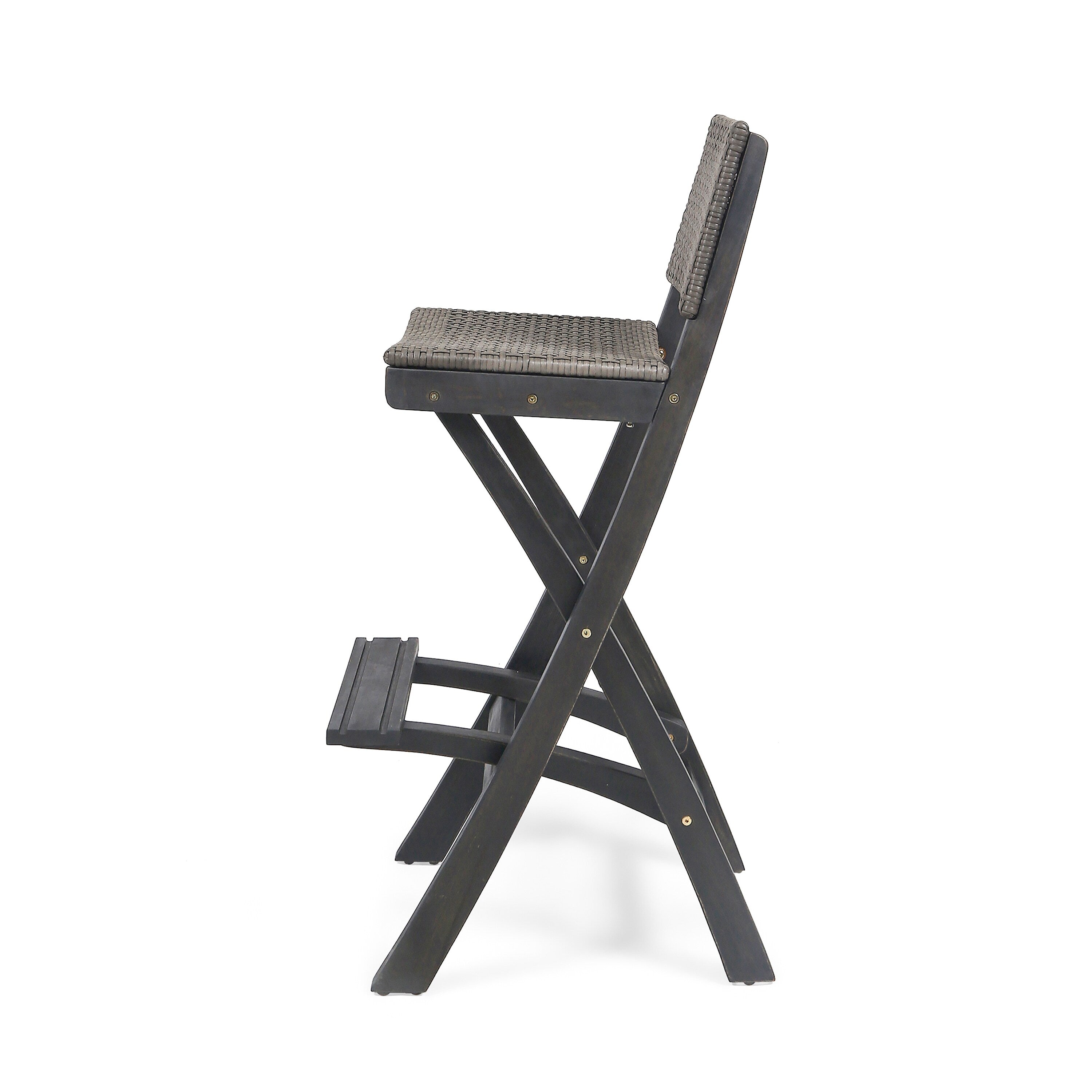 Ensemble de table de bar d'extérieur Polaris 45 pouces 3 pièces par Christopher Knight Home