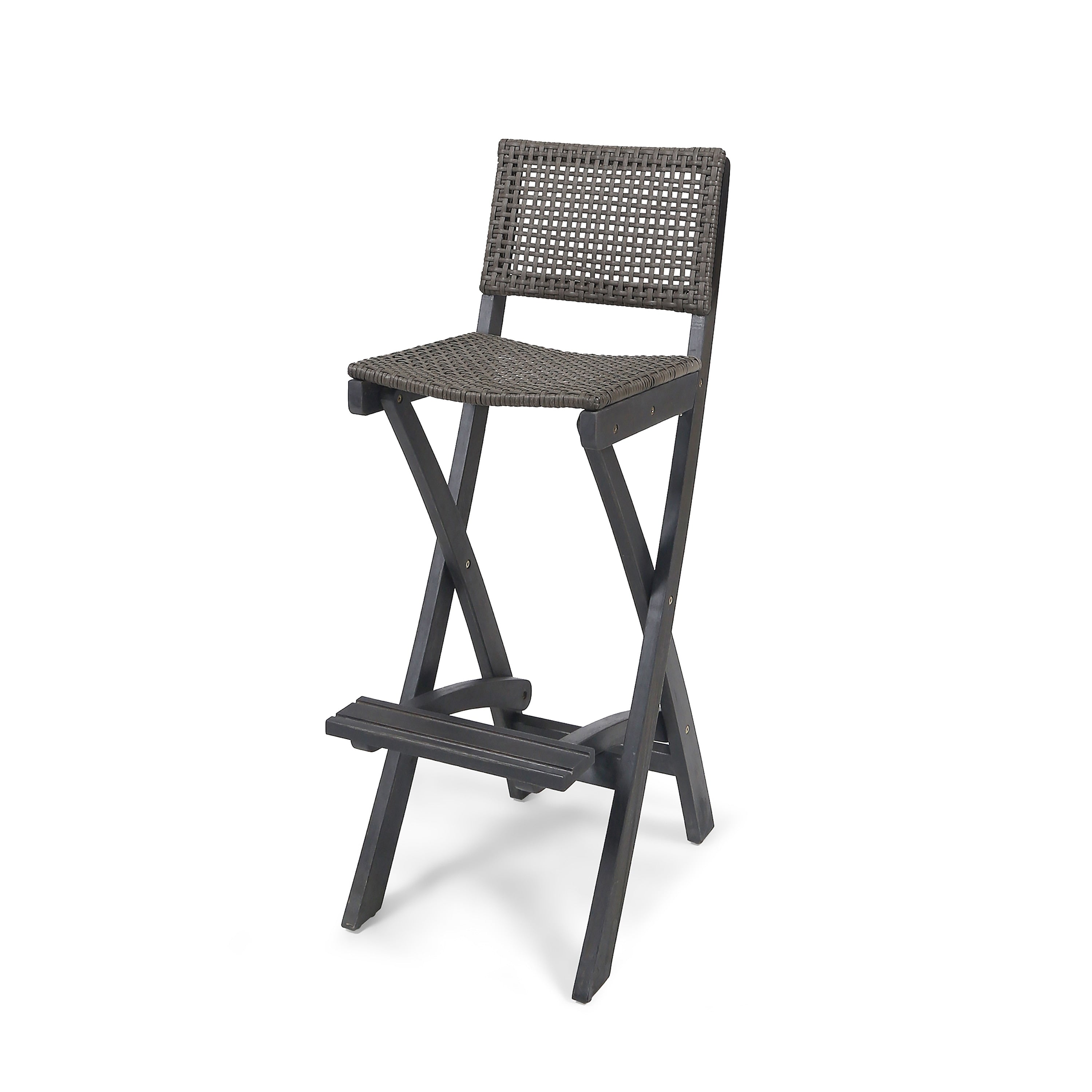 Ensemble de table de bar d'extérieur Polaris 45 pouces 3 pièces par Christopher Knight Home