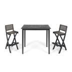 Ensemble de table de bar d'extérieur Polaris 45 pouces 3 pièces par Christopher Knight Home