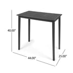 Ensemble de table de bar d'extérieur Polaris 45 pouces 3 pièces par Christopher Knight Home
