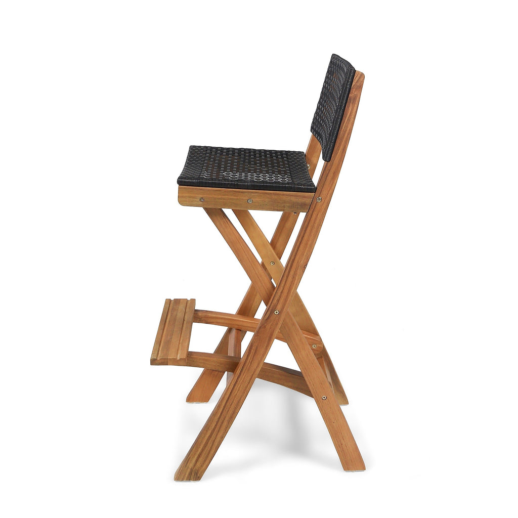 Ensemble de table de bar d'extérieur Polaris 45 pouces 5 pièces par Christopher Knight Home