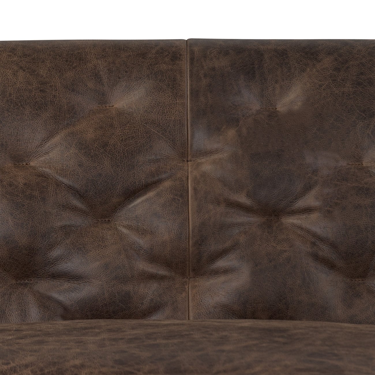 Canapé-lit convertible en cuir véritable Poly &amp; Bark Essex 86