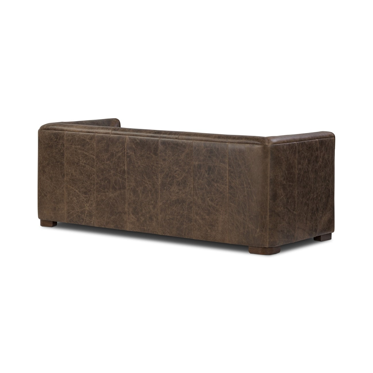 Canapé-lit convertible en cuir véritable Poly &amp; Bark Essex 86