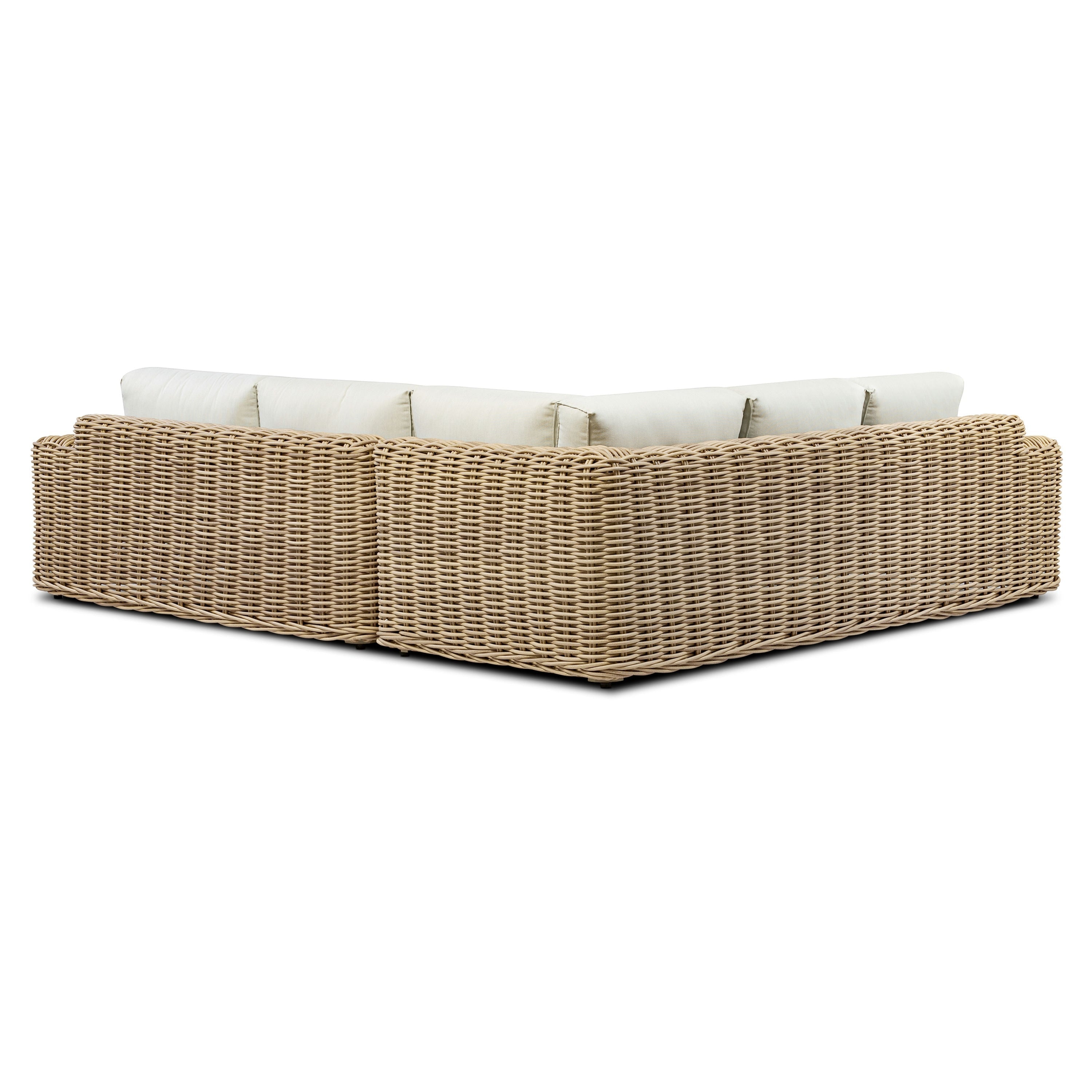 Ensemble de salon d'angle d'extérieur/terrasse Poly &amp; Bark Puglia avec table basse