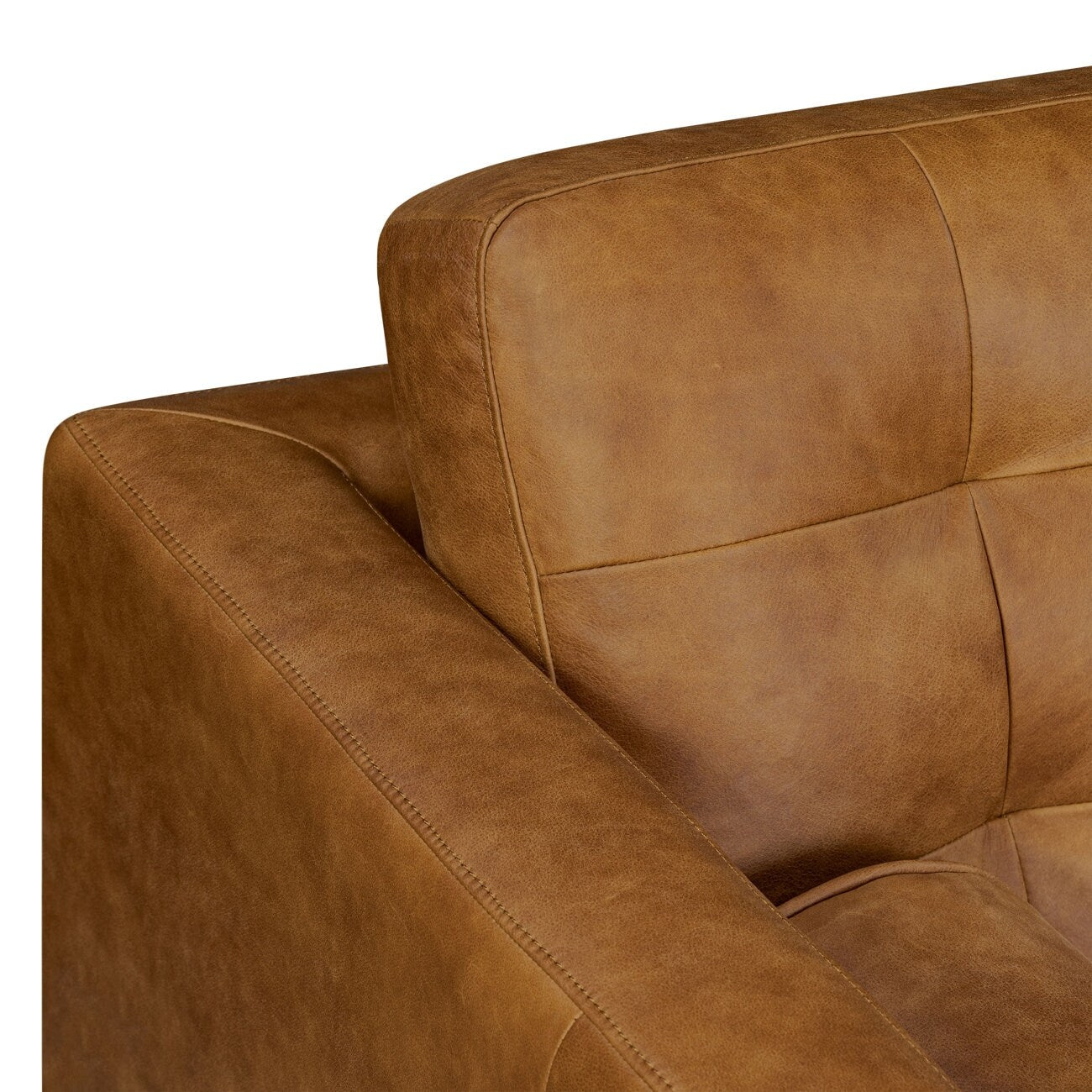Canapé en cuir véritable pleine fleur Poly &amp; Bark York 89