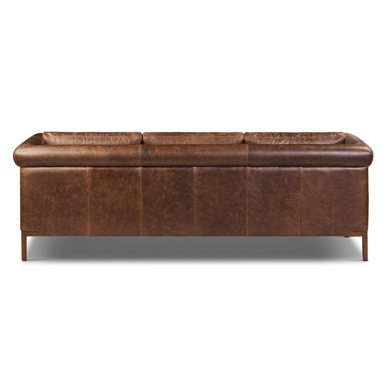 Canapé en cuir véritable Poly &amp; Bark Helston 89