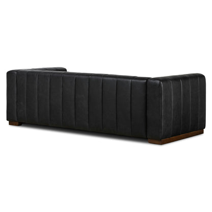 Canapé Canale Poly &amp; Bark - Cuir italien véritable pleine fleur