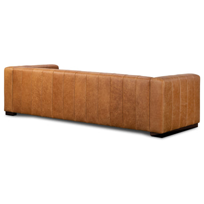 Canapé Canale Poly &amp; Bark - Cuir italien véritable pleine fleur