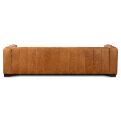 Canapé Canale Poly &amp; Bark - Cuir italien véritable pleine fleur