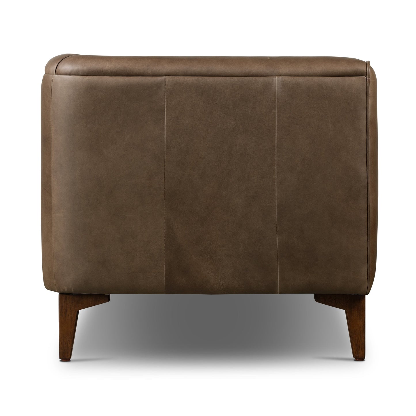 Canapé Poly &amp; Bark Essex 89 - Cuir italien véritable pleine fleur