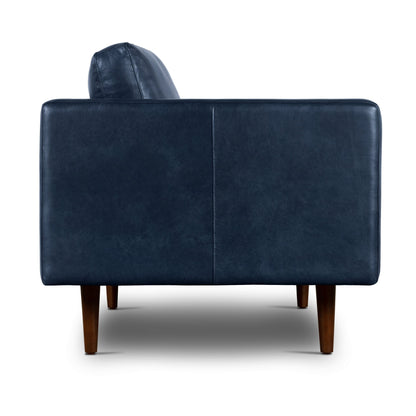 Canapé d'appartement Poly &amp; Bark Napa 72 - Cuir italien véritable pleine fleur