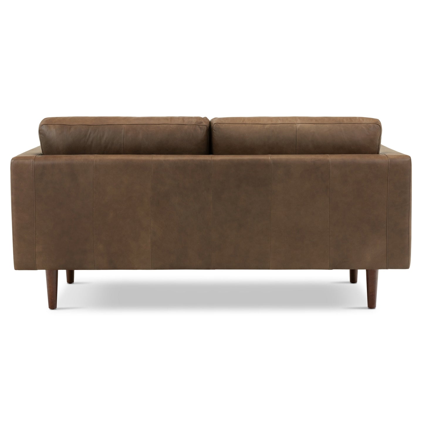 Canapé d'appartement Poly &amp; Bark Napa 72 - Cuir italien véritable pleine fleur