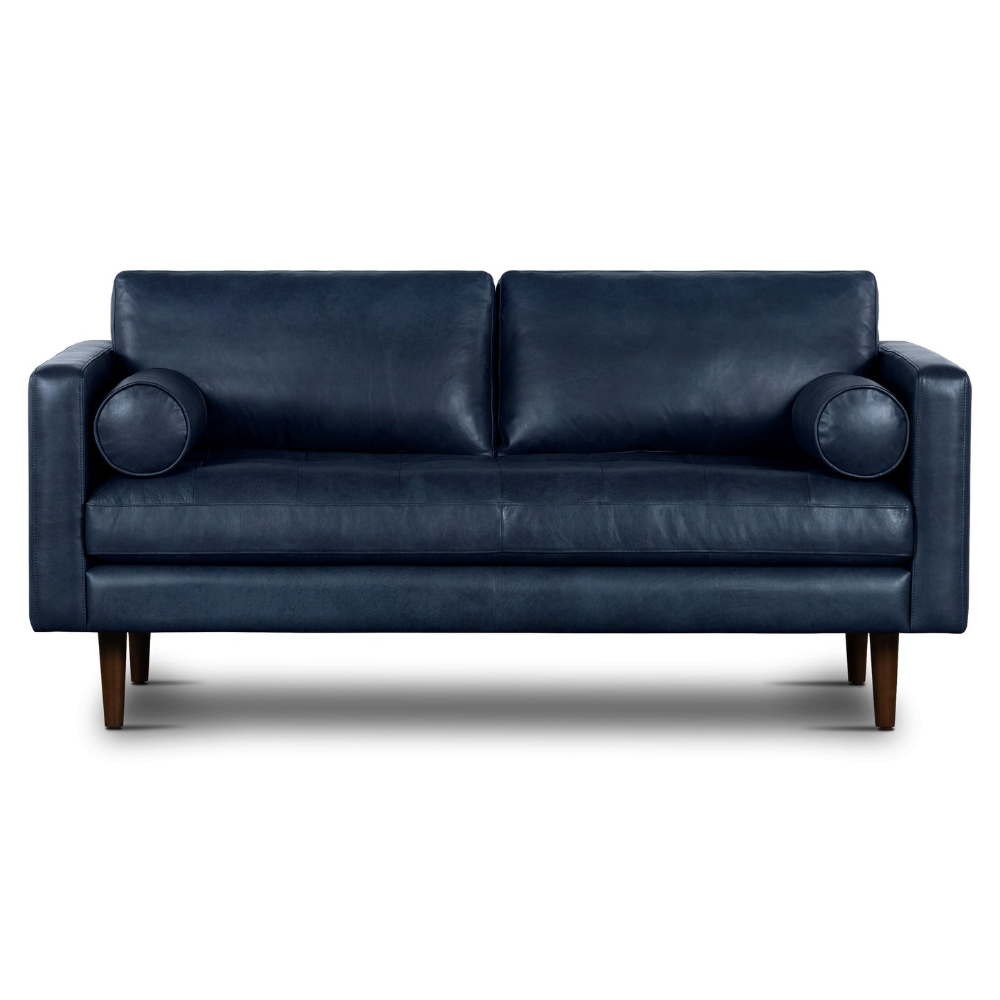 Canapé d'appartement Poly &amp; Bark Napa 72 - Cuir italien véritable pleine fleur