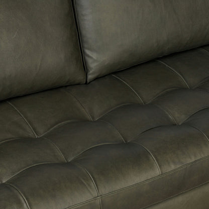 Canapé Napa 88,5 en Poly &amp; Bark - Cuir italien véritable